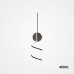 Настенный светильник DAMARIS WALL H70 Black 4000К ImperiumLoft 227282-23