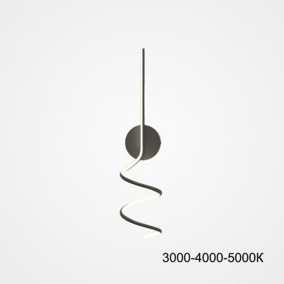 Настенный светильник DAMARIS WALL H70 Black Трехцветный свет ImperiumLoft 227283-23