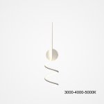 Настенный светильник DAMARIS WALL H70 White Трехцветный свет ImperiumLoft 227286-23