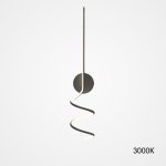 Настенный светильник DAMARIS WALL H90 Black 3000К ImperiumLoft 227287-23