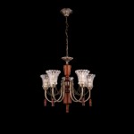 Люстра Eurosvet 22730/5 античная бронза