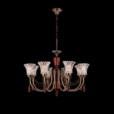 Люстра Eurosvet 22730/8 античная бронза