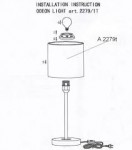 Настольная лампа Odeon light 2279/1T CATS