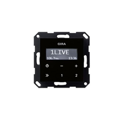 Gira S-55 Крем глянц Радиоприемник скрытого монтажа с функцией RDS (G228001)