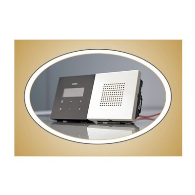 Gira F100 Крем глянц Радиоприемник скрытого монтажа с RDS (G2280111)