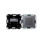 Gira S-55 Антрацит Радиоприемник скрытого монтажа с функцией RDS (G228028)