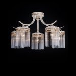 Люстра Eurosvet 22822/5  белый с золотом