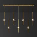 Подвесной светильник SOCRATES COMBO L118 Brass ImperiumLoft 228323-23