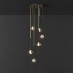 Подвесной светильник SOCRATES COMBO D30 L6 Black ImperiumLoft 228325-23