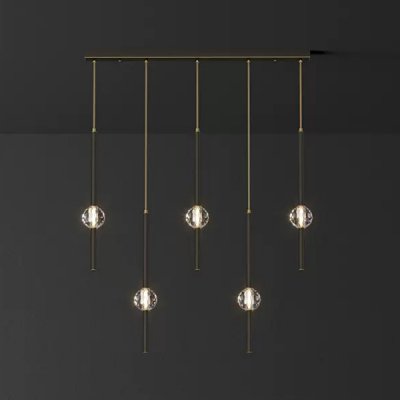 Подвесной светильник SOCRATES COMBO L80 Black ImperiumLoft 228328-23