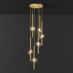Подвесной светильник SOCRATES B COMBO L6 Brass ImperiumLoft 228332-23