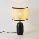 Настольная лампа с плафоном из  ротанга ImperiumLoft 228368-22