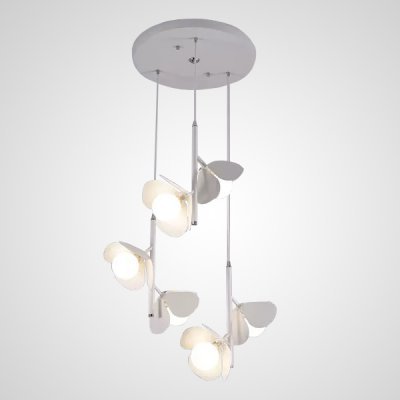 Подвесной светильник JANITA BW COMBO White Диск ImperiumLoft 228404-23
