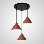 Подвесной светильник NOOMI TRIO D30 Dark brown ImperiumLoft 228484-23