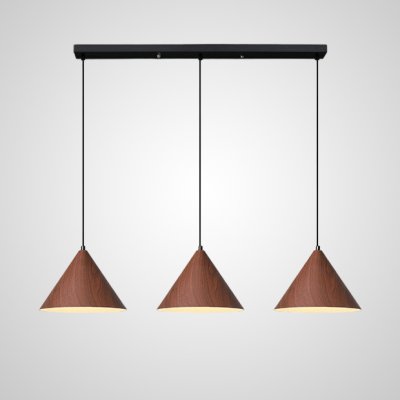 Подвесной светильник NOOMI TRIO L80 Dark brown ImperiumLoft 228485-23 Подвесной светильник NOOMI TRIO L80 Dark brown ImperiumLoft 228485-23