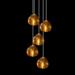 Подвесной светильник METEORA B COMBO D30 Amber ImperiumLoft 228526-23