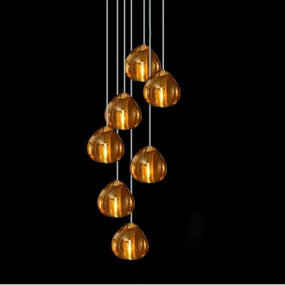 Подвесной светильник METEORA B COMBO D35 Amber ImperiumLoft 228527-23