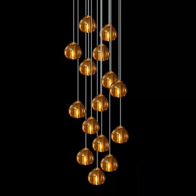 Подвесной светильник METEORA B COMBO D50 Amber ImperiumLoft 228528-23