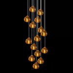 Подвесной светильник METEORA B COMBO D50 Amber ImperiumLoft 228528-23