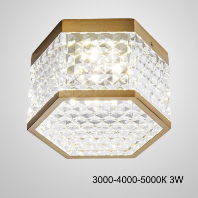 Накладной светодиодный светильник PARTY Brass Трехцветный свет 3W ImperiumLoft 228641-23 Накладной светодиодный светильник PARTY Brass Трехцветный свет 3W ImperiumLoft 228641-23