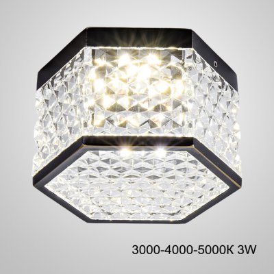 Накладной светодиодный светильник PARTY Black Трехцветный свет 3W ImperiumLoft 228647-23