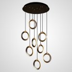 Подвесной светильник KARI L8 Brown ImperiumLoft 228703-23
