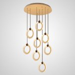 Подвесной светильник KARI L8 Brass ImperiumLoft 228708-23