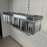 Люстра RH 1920S ODEON CLEAR GLASS FRINGE chrome ImperiumLoft 228792-22