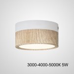 Точечный светильник FOG WOOD D9 White Трехцветный свет 5W ImperiumLoft 228798-26