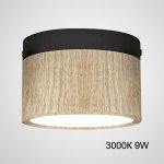 Точечный светильник FOG WOOD D11 Black 3000К 9W ImperiumLoft 228814-26