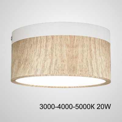 Точечный светильник FOG WOOD D14,5 White Трехцветный свет 20W ImperiumLoft 228825-26