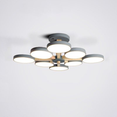 Потолочный светильник TURNA L8 Grey ImperiumLoft 228857-26 Потолочный светильник TURNA L8 Grey ImperiumLoft 228857-26