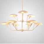 Люстра на штанге SHELT D100 White ImperiumLoft 228870-26