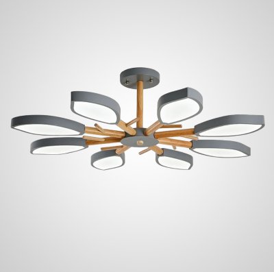 Подвесная люстра FRIM L8 Grey ImperiumLoft 228883-26 Подвесная люстра FRIM L8 Grey ImperiumLoft 228883-26