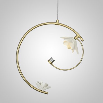 Подвесной светильник MAGNOLIA 2 flower ImperiumLoft 228975-26 Подвесной светильник MAGNOLIA 2 flower ImperiumLoft 228975-26