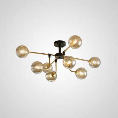 Подвесная люстра AGIRA D88 Amber ImperiumLoft 229023-26