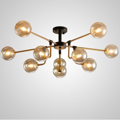 Подвесная люстра AGIRA D105 Amber ImperiumLoft 229024-26