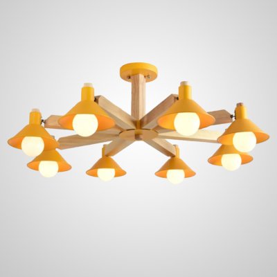 Люстра на штанге HORN B D94 Yellow ImperiumLoft 229040-26 Люстра на штанге HORN B D94 Yellow ImperiumLoft 229040-26