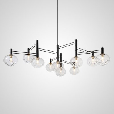 Подвесная люстра TEMPER L10 Black ImperiumLoft 229048-26 Подвесная люстра TEMPER L10 Black ImperiumLoft 229048-26