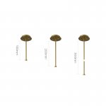 Подвесная люстра TEMPER L10 Gold ImperiumLoft 229051-26