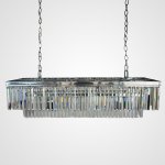 Люстра RH 1920S ODEON CLEAR GLASS FRINGE 120 chrome ImperiumLoft 229078-22