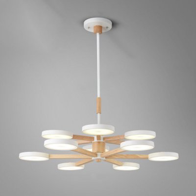 Подвесная люстра TURNA DBL L12 White ImperiumLoft 229080-26 Подвесная люстра TURNA DBL L12 White ImperiumLoft 229080-26