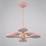 Подвесная люстра TURNA DBL L6 Pink ImperiumLoft 229081-26