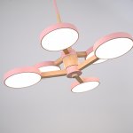 Подвесная люстра TURNA DBL L6 Pink ImperiumLoft 229081-26