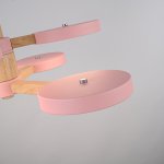 Подвесная люстра TURNA DBL L6 Pink ImperiumLoft 229081-26