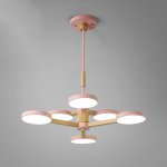 Подвесная люстра TURNA DBL L6 Pink ImperiumLoft 229081-26