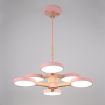 Подвесная люстра TURNA DBL L6 Pink ImperiumLoft 229081-26