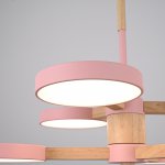 Подвесная люстра TURNA DBL L6 Pink ImperiumLoft 229081-26