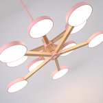Подвесная люстра TURNA DBL L10 Pink ImperiumLoft 229082-26