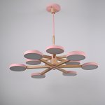 Подвесная люстра TURNA DBL L12 Pink ImperiumLoft 229083-26